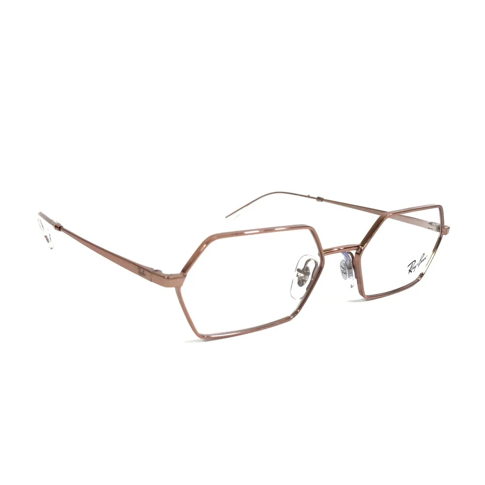 Ray-Ban Eyeglasses Frame RB6528 YEVI 2943 Copper Rose Gold Geometric 54-18-145